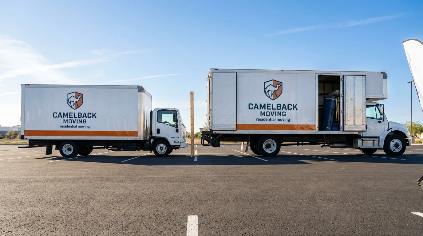 Moving truck size capacity guide in Willimantic